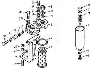 Фільтр паливний Т. О.