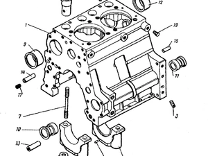 Блок двигуна (Д21-1002010)