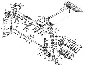 Міст передній Т-25