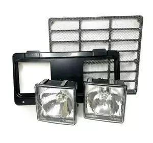 Комплект МТЗ решіток (верхня + нижня під квадратну фару) + 2х фара ФГ-308 Комплект МТЗ решіток (верхня + нижня під квадратну фару) + 2х фара ФГ-308