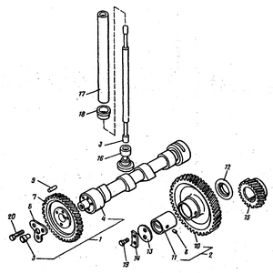 Вал розподільчий Вал розподільчий