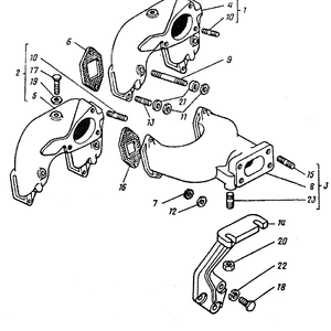 Колектори впускний та випускний Колектори впускний та випускний